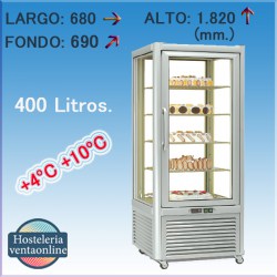 Armario Refrigerado Expositor de pasteleria Prisma 400 G TN